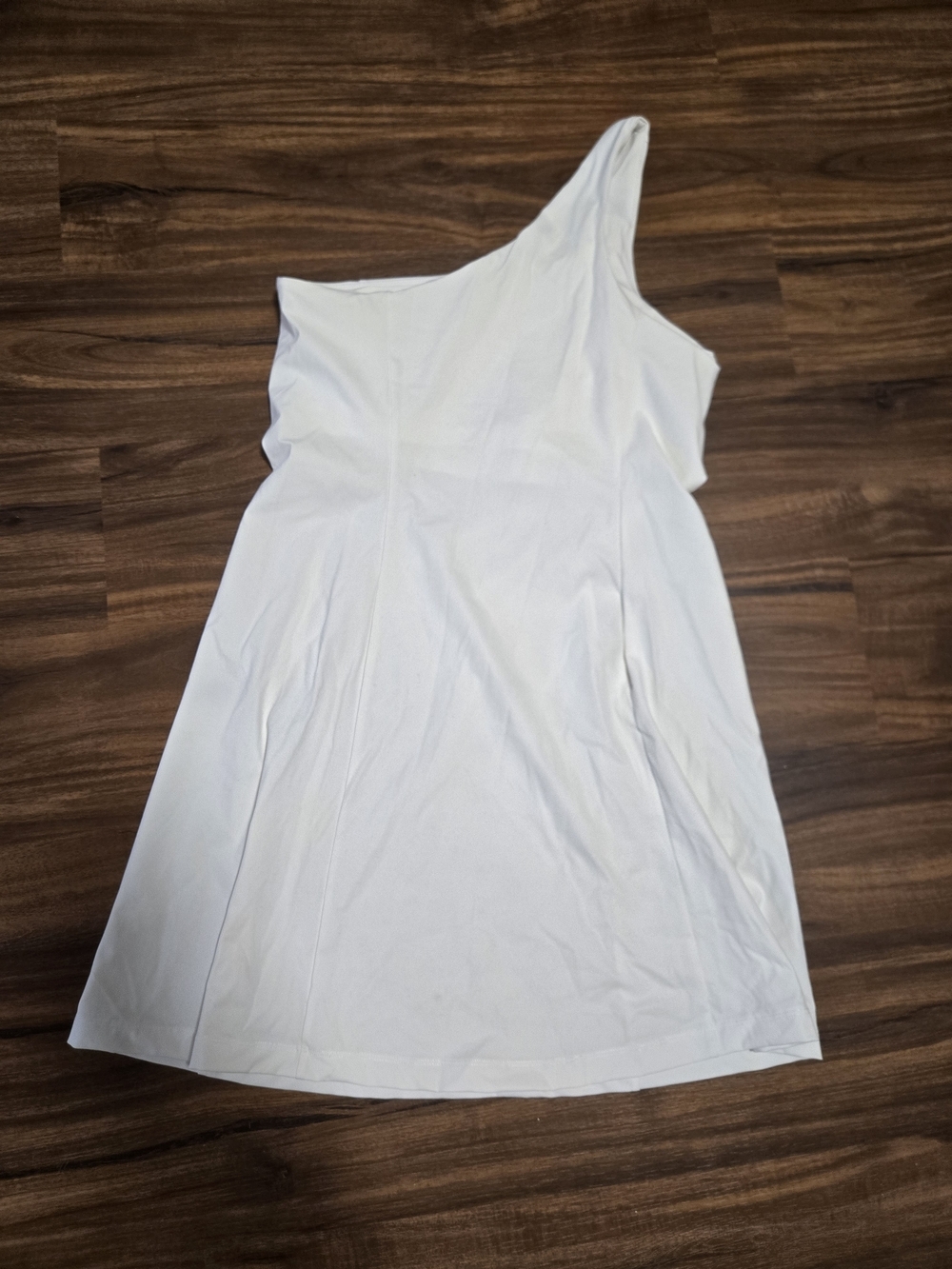Outdoor Voices One-Shoulder White A-Line Athletic Dress Sz M Tennis Pickleball - Picture 4 of 6